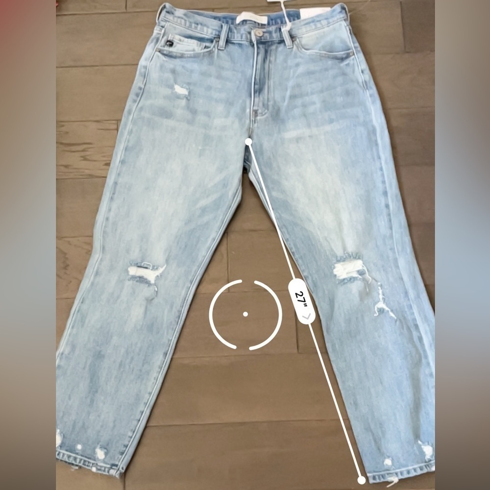 🆕Kancan MISSY HIGH RISE SLIM STRAIGHT JEANS - Picture 8 of 10